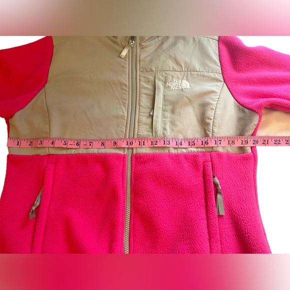 The North Face Denali Full Zip Fleece Jacket With Zip Pockets Size M Pink - Picture 10 of 12
